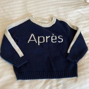 Janie and Jack apres ski sweater